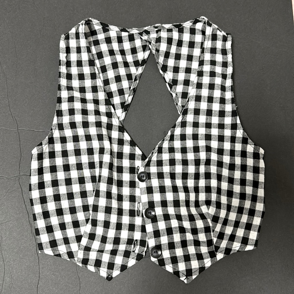 Sans Souci Checkered Vest